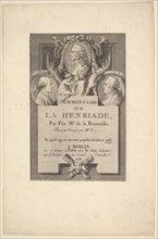 Voltaire, Fréron et la Beaumelle, 1775. Creator: Augustin de Saint-Aubin.