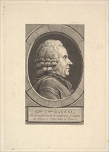 Portrait of Guillaume-Thomas Raynal, 1773. Creator: Augustin de Saint-Aubin.