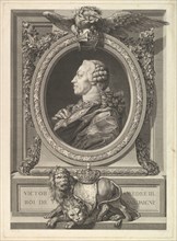 Portrait of Victor Amadeus III, King of Sardinia, 1777. Creator: Augustin de Saint-Aubin.