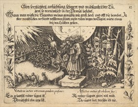 Von sorglichkeit ansächtung, schwere und mühsamkeit der Tugent, so vornemlich in der Demut..., 1652. Creator: Balthasar Schwan.