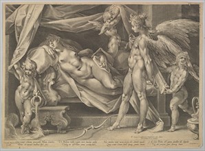 Cupid & Psyche, ca. 1631. Creators: Bartholomeus Spranger, Jan Muller.