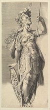 Minerva, ca. 1632. Creators: Bartholomeus Spranger, Jan Muller.