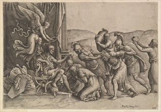 Scipio Granting Clemency to the Prisoners, 1530-61. Creator: Battista Franco Veneziano.