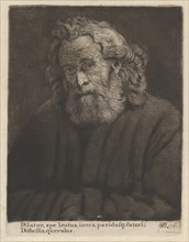 Old Man With a Long Beard, 1761. Creator: William Baillie.