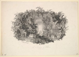 The Winter Garden, 1843. Creator: Charles Francois Daubigny.
