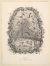 The Sparrow Aviary, 1843. Creator: Charles Francois Daubigny.