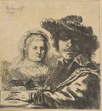 Rembrandt and his Wife