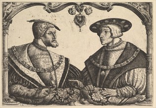 Emperors Charles V and Ferdinand I, ca. 1531. Creator: Christoph Bockstorffer.