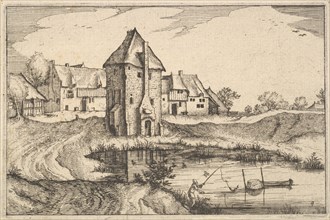 The Pond, plate 9 from Regiunculae et Villae Aliquot Ducatus Brabantiae, ca. 1610. Creator: Claes Jansz Visscher.