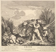 Summer, 1735-86. Creator: Claude Augustin Duflos le Jeune.