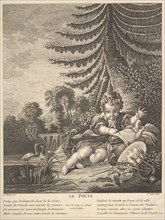The Poet, ca. 1753. Creator: Claude Augustin Duflos le Jeune.