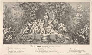 The festival of Diana, interrupted by satyrs