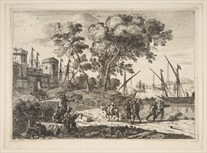 Coast Scene with an Artist, ca. 1638-41. Creator: Claude Lorrain.