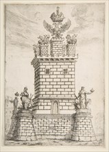 The Square Tower, 1637. Creator: Claude Lorrain.