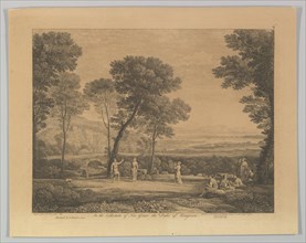 Dance Under the Trees (Landscape with Rural Dance), 1742. Creator: Claude Lorrain.