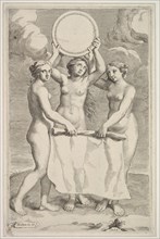 The Three Graces, 1659. Creator: Claude Mellan.