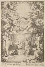 Baptism of Christ, ca. 1600. Creators: Cornelis Cornelisz van Haarlem, Jan Muller.