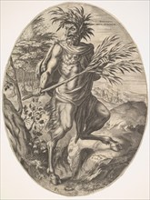 Sylvanus from The Rural Gods, 1565. Creator: Cornelis Cort.