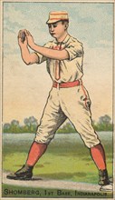 Shomberg, 1st Base, Indianapolis, from the Gold Coin series