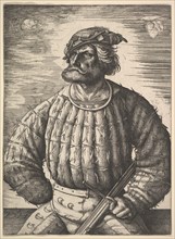 Portrait of Kunz von der Rosen, ca. 1515/1518. Creator: Daniel Hopfer.