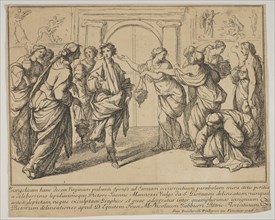 The wise and the foolish Virgins, 1728. Creator: Francesco Zuccarelli.