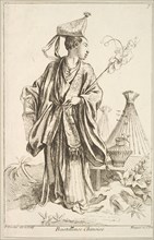 Chinese Performer, 1738-45. Creator: Francois Boucher.
