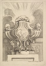 Design for an Urn, 1725-72. Creator: Gabriel Huquier.