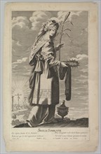 Sibylle Samienne, ca. 1635. Creators: Gilles Rousselet, Abraham Bosse.