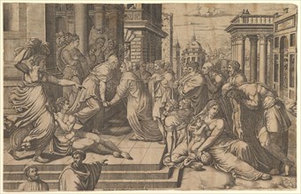 The Visitation, 1540-50. Creator: Giorgio Ghisi.