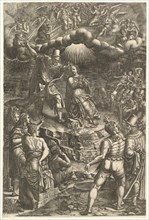 The Martrydom of St. Barbara, late 1570s. Creator: Giorgio Ghisi.