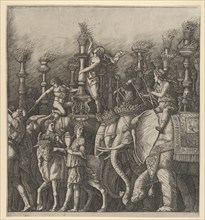The Triumph of Caesar: the Elephants, 1470-1525. Creator: Attributed by Bartsch to Giovanni Antonio da Brescia