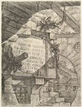 Title Page, from Carceri d'invenzione