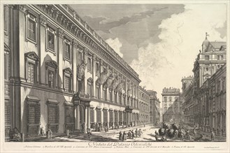 View of the Palazzo Odeschali, from Vedute di Roma