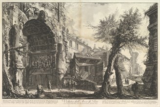 The Arch of Titus (Veduta dell'Arco di Tito), ca. 1760. Creator: Giovanni Battista Piranesi.