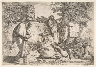 Diogenes searching for a honest man, ca. 1645-47. Creator: Giovanni Benedetto Castiglione.