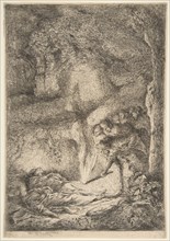 Finding the bodies of Saints Peter and Paul, 1645-51. Creator: Giovanni Benedetto Castiglione.
