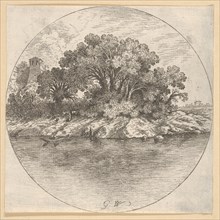 Landscape with Trees by the Water.n.d. Creator: Goffredo Wals.