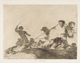 Plate 29 from 'The Disasters of War' (Los Desastres de la Guerra):: 'He ..., 1810 ( published 1863). Creator: Francisco Goya.