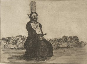 Plate 34 from 'The Disasters of War' (Los Desastres de La Guerra): 'On ac..., 1810 (published 1863). Creator: Francisco Goya.