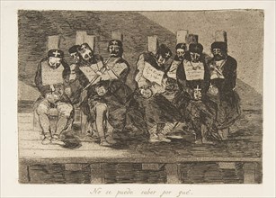 Plate 35 from 'The Disasters of War' (Los Desastres de La Guerra): 'One C..., 1810 (published 1863). Creator: Francisco Goya.