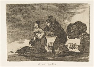 Plate 45 from 'The Disasters of War' (Los Desastres de la Guerra): 'And t..., 1810 (published 1863). Creator: Francisco Goya.
