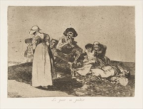 Plate 55 from 'The Disasters of War' (Los Desastres de la Guerra): 'Th..., 1811-12 (published 1863). Creator: Francisco Goya.