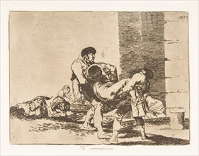 Plate 56 from 'The Disasters of War' (Los Desastres de la Guerra): 'To..., 1811-12 (published 1863). Creator: Francisco Goya.