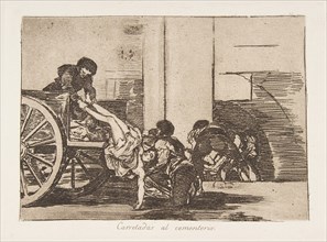 Plate 64 from 'The Disasters of War' (Los Desastres de la Guerra): 'Ca..., 1811-12 (published 1863). Creator: Francisco Goya.