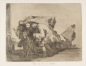 Plate 67 from 'The Disasters of War' (Los Desastres de la Guerra..., after 1814-15 (published 1863). Creator: Francisco Goya.