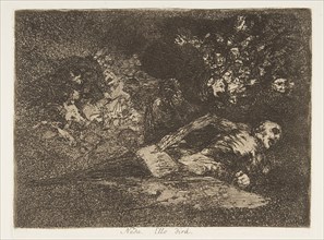 Plate 69 from 'The Disasters of War' (Los Desastres de la Guerra..., after 1814-15 (published 1863). Creator: Francisco Goya.