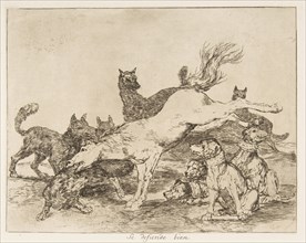 Plate 78 from 'The Disasters of War' (Los Desastres de la Guerra..., after 1814-15 (published 1863). Creator: Francisco Goya.