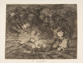 Plate 80 from 'The Disasters of War' (Los Desastres de la Guerra): 'Wil..., 1810-20, published 1863. Creator: Francisco Goya.