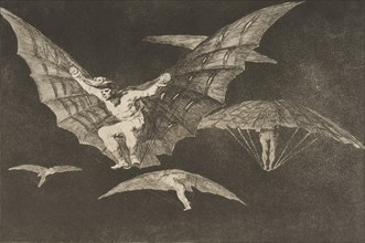 Plate 13 from the 'Disparates': A Way of Flying, ca. 1816-23
