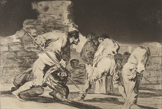 Disparates (Los Proverbios), ca. 1816-23 (published 1864). Creator: Francisco Goya.
